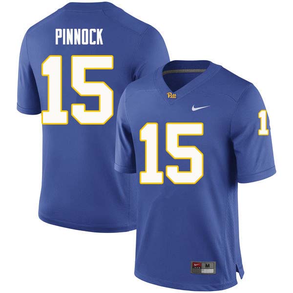 Men #15 Jason Pinnock Pittsburgh Panthers College Football Jerseys Sale-Royal